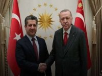 Cumhurbaşkanı Erdoğan, Mesrur Barzani’yi kabul etti