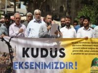Adana'da Dünya Kudüs Günü münasebetiyle açıklama düzenlendi
