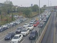 İstanbul'da bayramın ilk günü trafik yoğunluğu