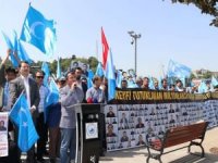 Çin'in Doğu Türkistanlılara yönelik işkenceleri İstanbul'da protesto edildi
