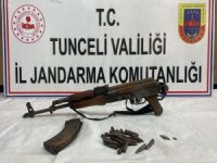 Tunceli’de sığınakta silah ve mühimmat ele geçirildi
