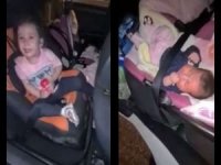 İşgalciler bir bebek ve çocuğu arabada ölüme terk etti