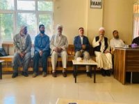 İttihadul Ulema'dan bir heyet Melle Abuzer Ağırağaç'ın taziyesine katıldı