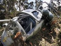 Gürcistan'da helikopter düştü