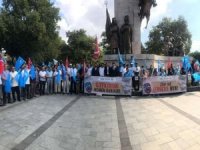 Doğu Türkistan’daki soykırıma karşı İstanbul'da 'Soykırımı Hemen Durdur!' programı gerçekleştirildi