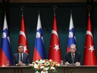 Cumhurbaşkanı Erdoğan, Slonvenya Cumhurbaşkanı ile bir araya geldi