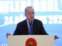 Erdoğan: Uluslararası müteahhitlik hizmet payını 75 milyar dolara çıkarmayı hedeflemeliyiz