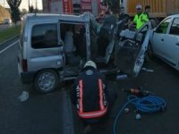 Malatya’da 3 aracın karıştığı kazada 4 kişi yaralandı