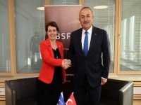 Bakan Çavuşoğlu, Kosova Dışişleri Bakanı Gervalla-Schwarz ile görüştü