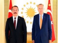Memur-Sen Genel Başkanı Ali Yalçın, Cumhurbaşkanı Erdoğan ile görüştü