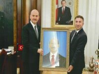 BATÜ Rektörü Demir’den İçişleri Bakanı Soylu'ya ziyaret