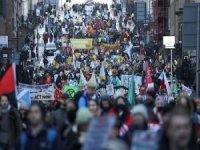 Belçika'da “iklim değişikliği” protestosu