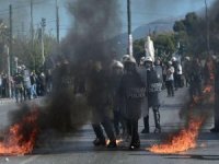 Yunanistan'da olaylı grev