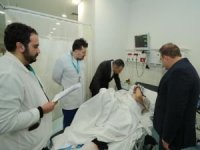 Vali Yerlikaya Taksim'de yaşanan patlamada yaralananları ziyaret etti