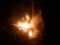Malatya’da iş merkezinin çatı katında yangın çıktı