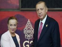 Cumhurbaşkanı Erdoğan, İtalya Başbakanı Meloni ile görüştü