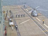 LHD ANADOLU gemisine helikopterler konuşlandırıldı