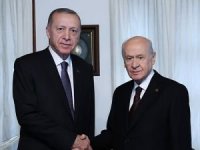 Cumhurbaşkanı Erdoğan Bahçeli ile bir araya geldi