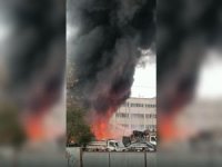 İstanbul'da geri dönüşüm tesisinde yangın