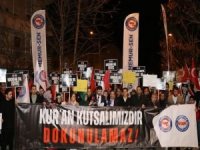 Kur'an ve İslam düşmanları Ankara'da tel'in edildi