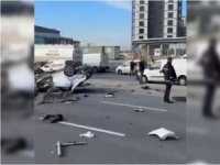 İstanbul Başakşehir'de kaza: 1 ölü, 2 yaralı
