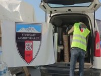 Almanya'da yaşayan gurbetçiler, Umut Kervanı aracılığıyla depremzedelere soba dağıttı