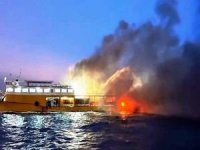 Tekirdağ-Balıkesir seferi yapan feribotta yangın: 30 kişi dumandan etkilendi
