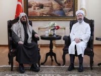 Ali el-Karadaği'den Diyanet İşleri Başkanı Erbaş'a taziye ziyareti