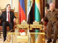 KDP Lideri Barzani Rusya’nın Bağdat Büyükelçisiyle bir araya geldi