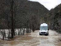 Taşkın nedeniyle Tunceli-Ovacık karayolu ulaşıma kapatıldı