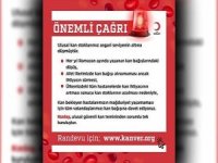 Yapıcıoğlu'ndan "kan bağışına" davet