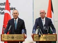 Dışişleri Bakanı Mevlüt Çavuşoğlu, Filistinli mevkidaşıyla görüştü