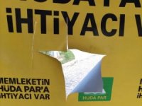 Konya'da HÜDA PAR seçim standına saldırı