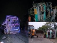 Hindistan'da düğünden dönenleri taşıyan araç otobüsle çarpıştı: 12 ölü