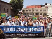 İsveç'te Kur'an-ı Kerim'e yapılan saldırı Diyarbakır'da kınandı