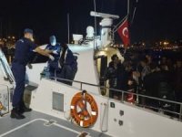 Yunan unsurların geri ittiği 42 düzensiz göçmen kurtarıldı