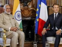 Fransa Cumhurbaşkanı Macron ile Hindistan Başbakanı Narendra Modi görüştü