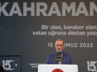 Cumhurbaşkanı Erdoğan: Milli iradenin tankla, tüfekle, teslim alınamayacağını tüm cihana ilan ettik