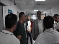 Ramanlı, İl Genel Meclisi Başkanı Akbaş’ın ailesini hastanede ziyaret etti