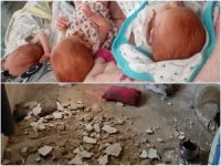 Şanlıurfa'da çöken tavanın altında kalan üçüz bebekler yaralandı