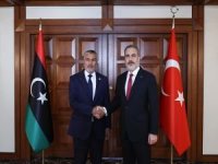 Bakan Fidan, Libya Yüksek Devlet Konseyi Başkanı Miftah Takala ile görüştü
