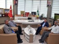 HÜDA PAR İl Başkanı Turgut'tan Bağlar Belediye Başkanı Beyoğlu'na nezaket ziyareti