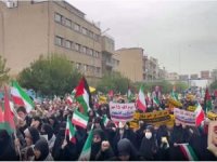 İran'da Filistin'e destek gösterisi