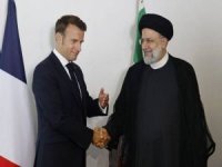 Fransa Cumhurbaşkanı Macron ile İran Cumhurbaşkanı Reisi görüştü