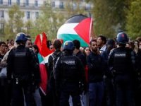 Fransa'da Filistin'e destek gösterisi