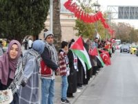 Konya'da STK'lardan Gazze'ye destek yürüyüşü
